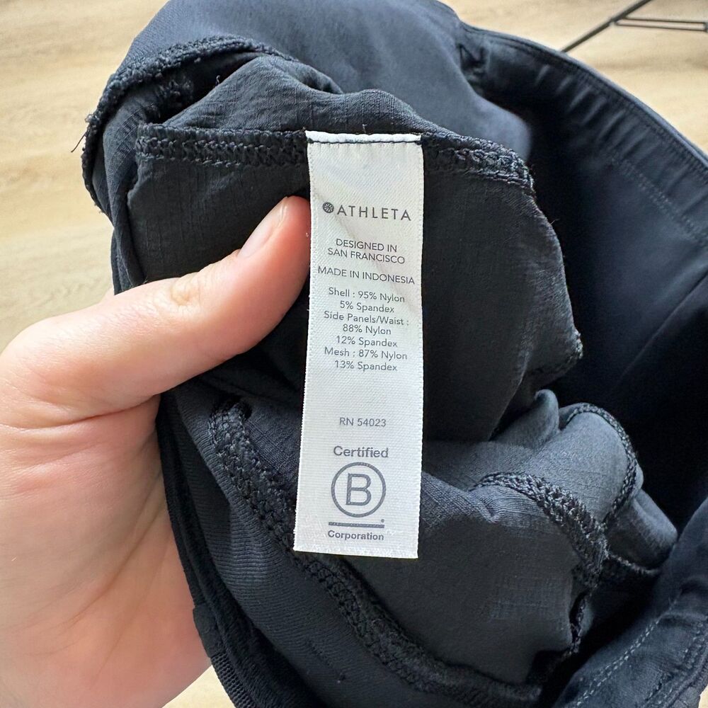 Athleta Trekkie Crop Tight Women's 8 Color Black - Picture 8 of 8